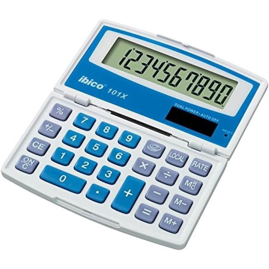 Calculatrice de poche Rexel 101X idéale pour la gestion du budget familial