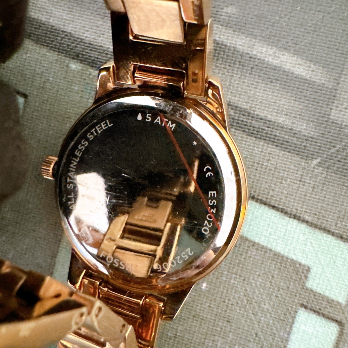 Fossil Women\'s Jesse Rose Gold-Tone Stainless Steel Bracelet Watch 34mm ES3020 Women main image 4