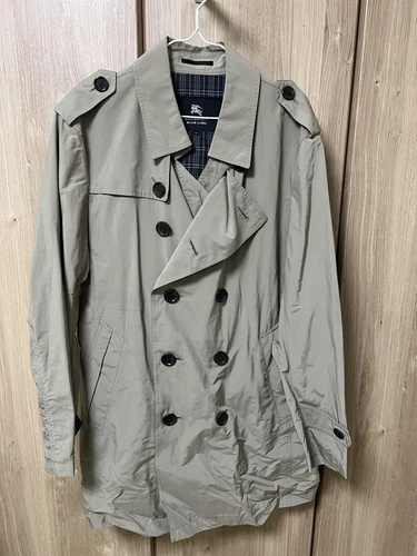 BURBERRY BLACK LABEL Trench Coat Noll Crest Bridge #EB ZGA