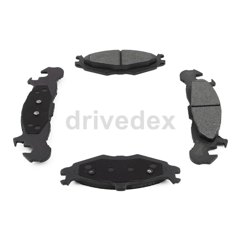 Pastilhas e sapatas de freio dianteiras traseiras semi-metálicas para 1984 1985 1986 1987 Dodge 600_DV - Imagem 2 de 4