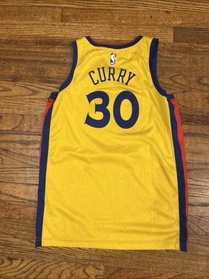 NBA The Bay Golden State Warriors Play Stephen Curry Jersey Size