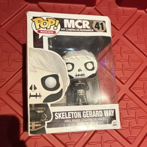 Funko Pop! Rocks Skeleton Gerard Way My Chemical Romance Vinyl Figure #41