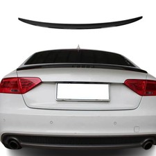 Neu Heckspoiler für Audi A5 8T Sportback, Spoilerlippe, Schwarz Glanz, mit Gutac