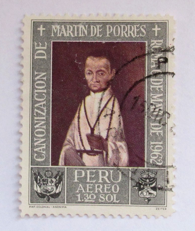 Peru Stamps Scott C181 Martin de Porres Canonization 1962 Used