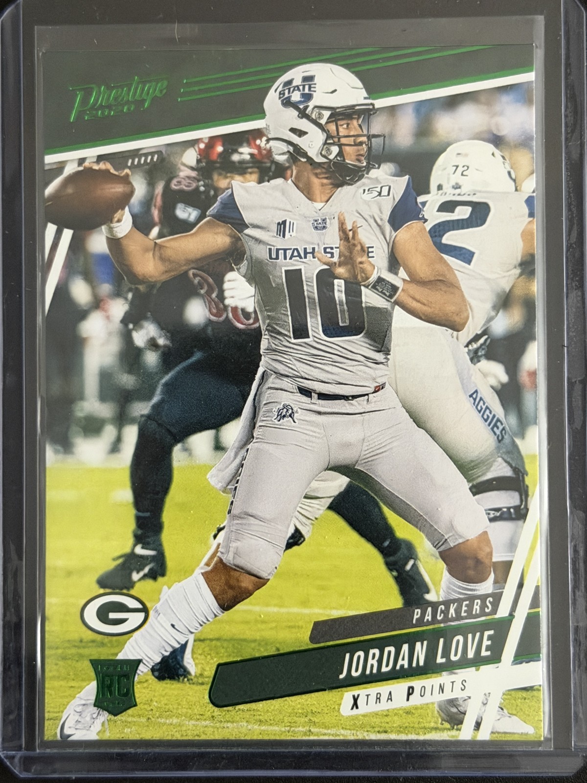 2020 Panini Prestige - Rookies Jordan Love #261 Xtra Points Green (RC)