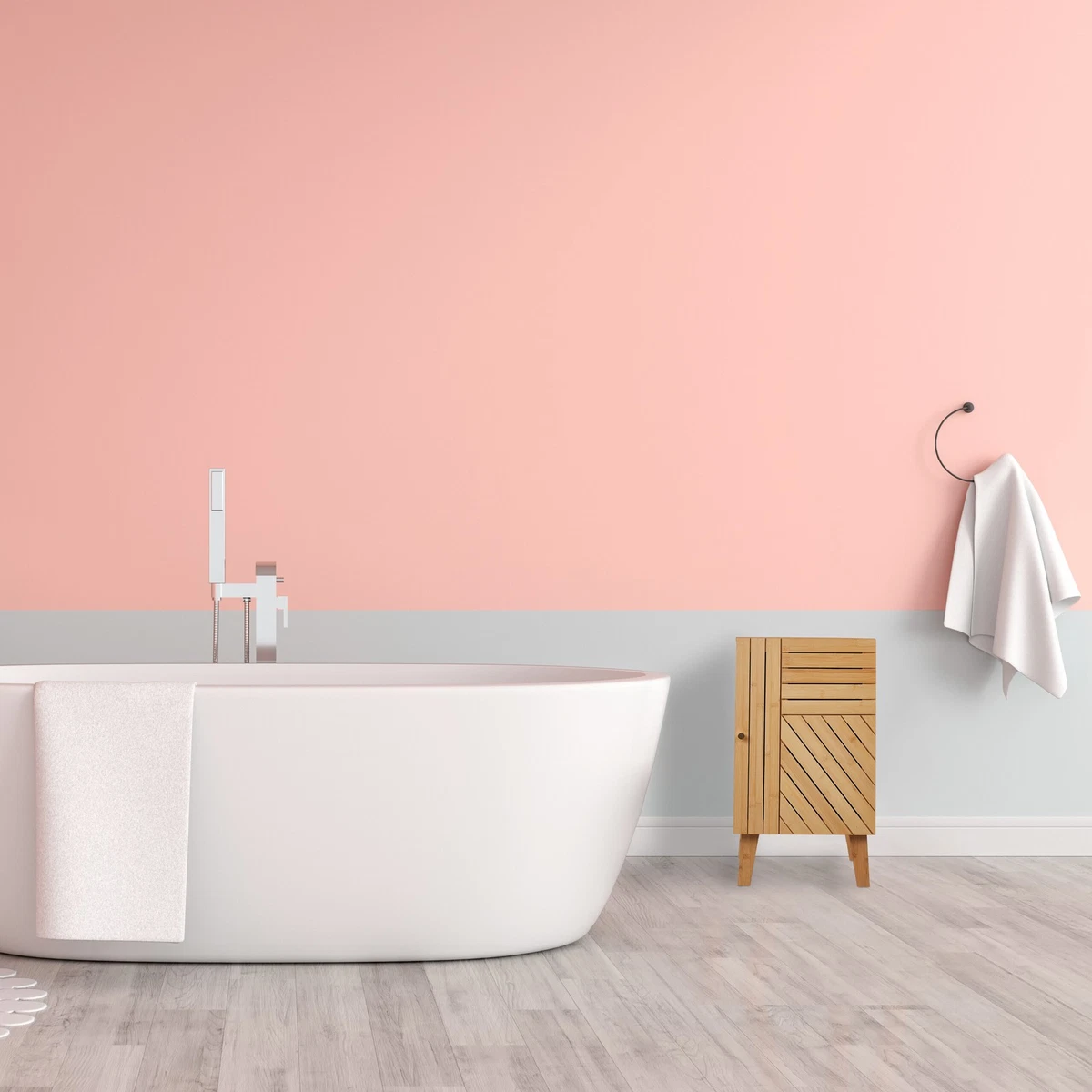 Armario de baño bambú cómoda de baño armario auxiliar armario de inodoro 2 compartimentos compacto