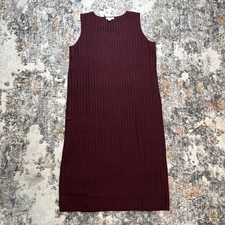 Coldwater Creek Women’s Pup over Sweater Dress Burgundy Size: PXL