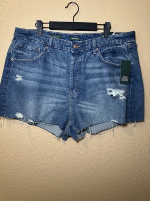 Wild Fable Womens High Rise Shorts Size 17/3  Inseam Easy Rigid Denim NWT