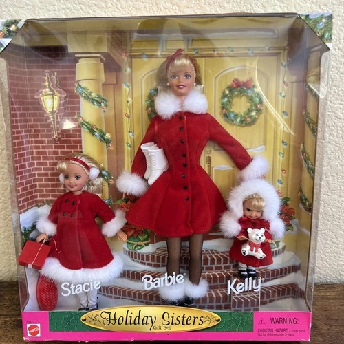 Vintage 1999 Barbie Holiday Sisters Gift Set #23617 By Mattel