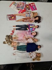 Joblot Of Vintage Barbie And Sindy Dolls