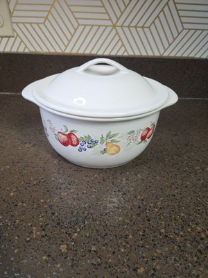 CORELLE COORDINATES ABUNDANCE 1 1/2 QUART CASSEROLE DISH w/  LID