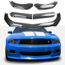 Carbon Fiber Front Bumper Lip Spoiler Splitter Body Kit For 10-12 Ford Mustang Carbon Fiber Front Bumper Lip Spoiler Splitter Body Kit For 10-12 Ford Mustang