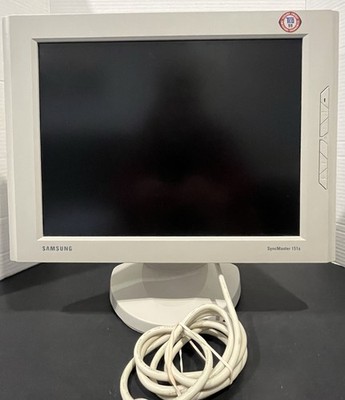 Vintage Samsung SyncMaster 151S 15'' LCD Monitor VGA Retro PC Gaming