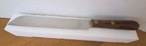 Lamson Walnut Series 8" Serrated Slant Tip Bread / Carving Knife 6-S-02
