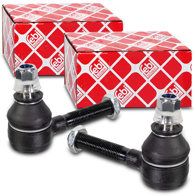 2x FEBI BILSTEIN Spurstangenkopf VORNE PEUGEOT 205 306 307 PARTNER CITROËN C4