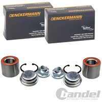 2X Denckermann RADLAGER-SATZ Hinten Passend FüR Opel Agila Links+Rechts | W41348