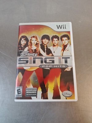 Nintendo Wii Disney Sing-it / Sing It  POP Hits - Tested