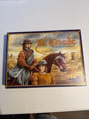 El Grande The King & The Intrigant Board Game Complete W/ 2 Expansions