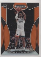 2019-20 Panini Prizm Draft Picks Orange Prizm Dewan Hernandez #63 0c2