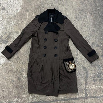Bleu Blanc Rouge Steampunk Pocket Watch Coat