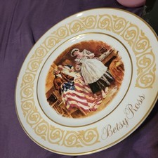 avon collector plate Betsy Ross 