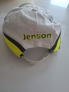 henri lloyd Rare Jenson Button Brawn F1 GP Adjustable Baseball Cap White