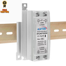 Solid State Relay 40a din Rail with small