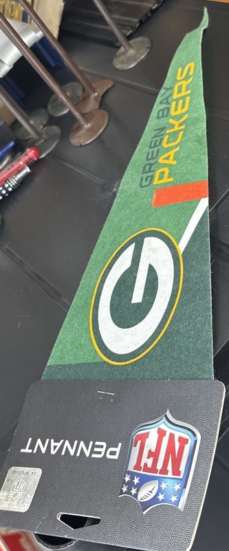 New NFL Green Bay Packers Mini Pennant  9"x4" Felt, Made in USA
