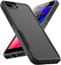 iPhone 8 Plus case, iPhone 7 Plus Case: Dual Layer Protective Heavy Duty Cell Ph