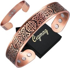 1X Kupfer Armband Männer Herren 9 Ultrastark...