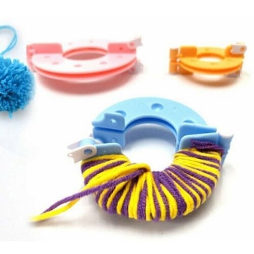 8 Stück Pompon Set Selber Machen Bommel Maker Pompom Macher 4 Größen Kunst E6Q4 - Bild 6 von 13