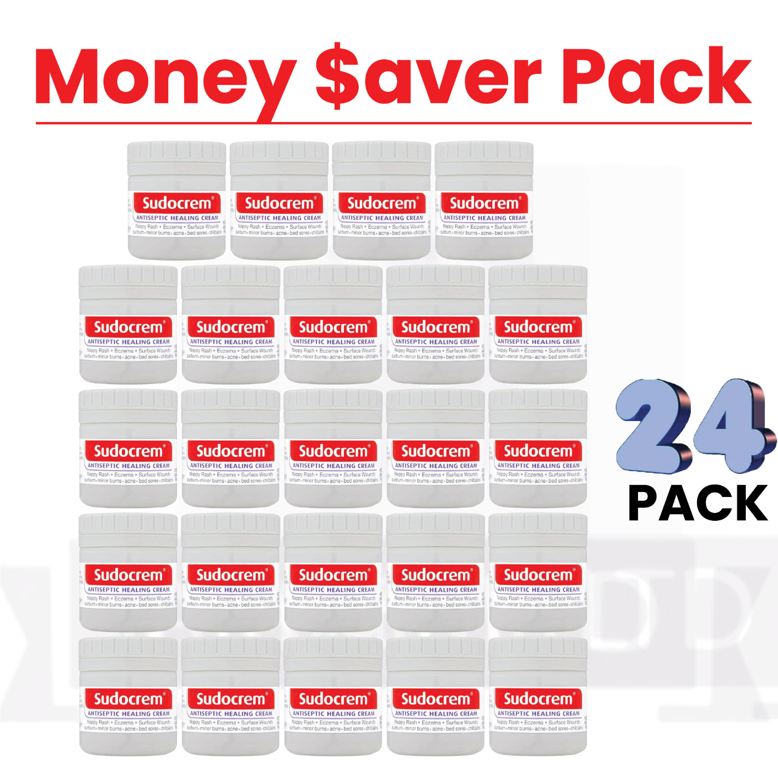 Sudocrem Antiseptic Healing Cream 60g Pack of 24 - [EXP 12-2026]