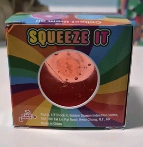 Fun Maker Squeeze It Gel Cube Tactile Squeeze Toy, Red, Ages 3-4 Years