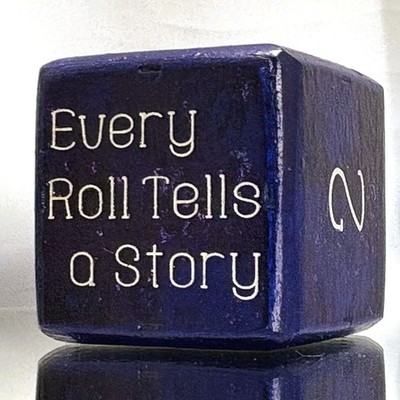 Stellar Stories - Where Games Meet Galaxy - Backgammon Doubling Cube 36mm