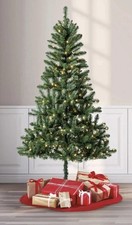 Holiday Time 6.5' Madison Pine Pre-Lit Multicolor Artificial Christmas Tree .New