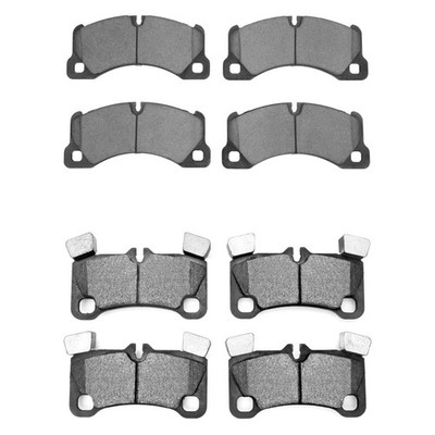 For Porsche Cayenne 08 R1 Concepts Optimum OEp Front & Rear Brake Pad Set