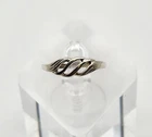 Vintage Sterling Silver Swirl Design Ring Size 7.5