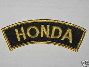 Honda Motorcycle Patch Shoulder Arm Flash Japanese Ebay