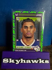 KEON COLEMAN 2024 Score-A-Treat Rising Stars GREEN BATS Rookie Card