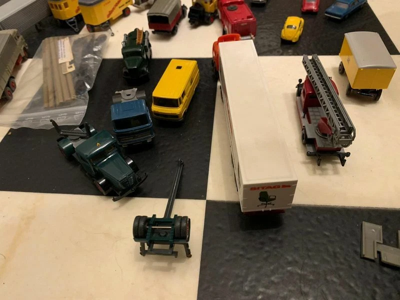 Lot De Camions De Pompiers Wiking, Brekina 1:87 H0 MAN, Magirus, MB, Voitures - Photo 3/4