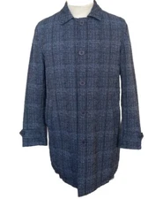 Altea men's 2XL Blue Gray Button Front Overshirt/Jacket/Coat