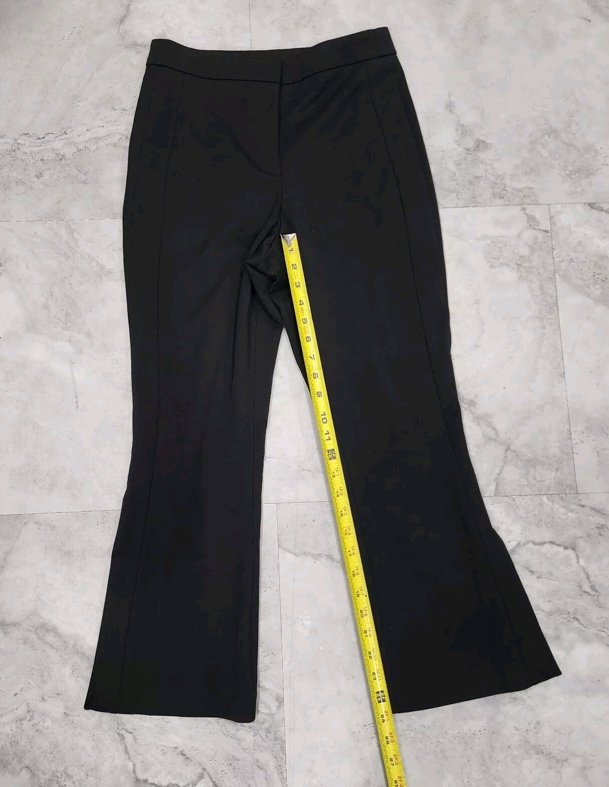 Zara's Basic Collection Black Cropped Pant With S… - image 5