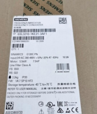6SL3210-1KE21-7UF1 at ₹ 37322 | Siemens PLC in New Delhi | ID