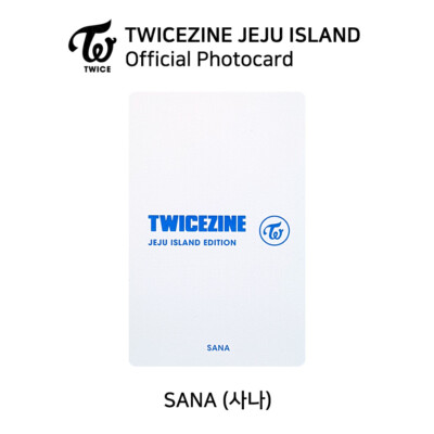 TWICE TWICEZINE Jeju island Edition Official Photocard | eBay