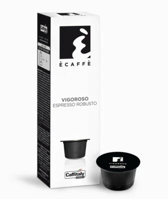 CAFFITALY ECAFFÉ Caffè Caffitaly Vigoroso Ecaffè - 100 Capsule Originali Caffè Caffitaly System