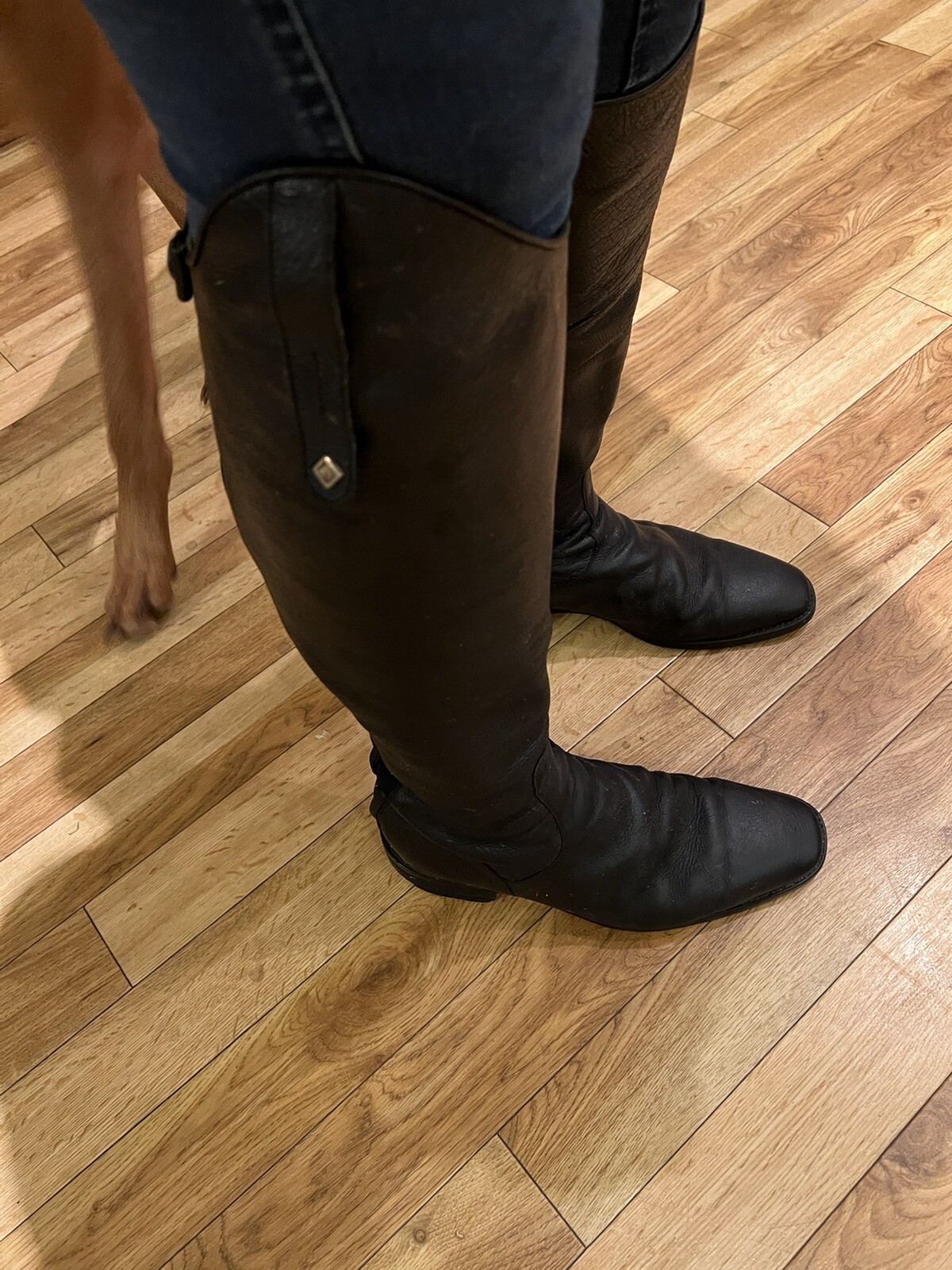 DeNiro Black Leather Riding Boots eBay