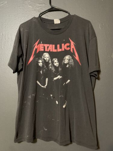 80s metallica metallic t - Gem