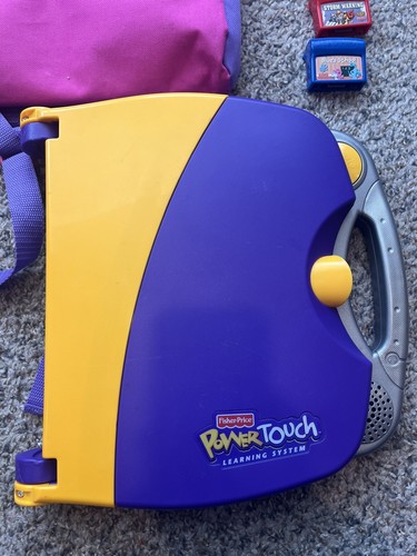Fisher-Price Power Touch Learning System Bundle W/ 4 Books, 2 Cartridges, Case - Picture 6 of 6
