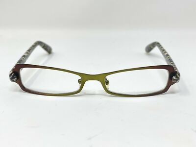 VANNI OCCHIALI V8728 C196 GREEN & BROWN SWIRL METAL/ PLASTIC 49/16/140
