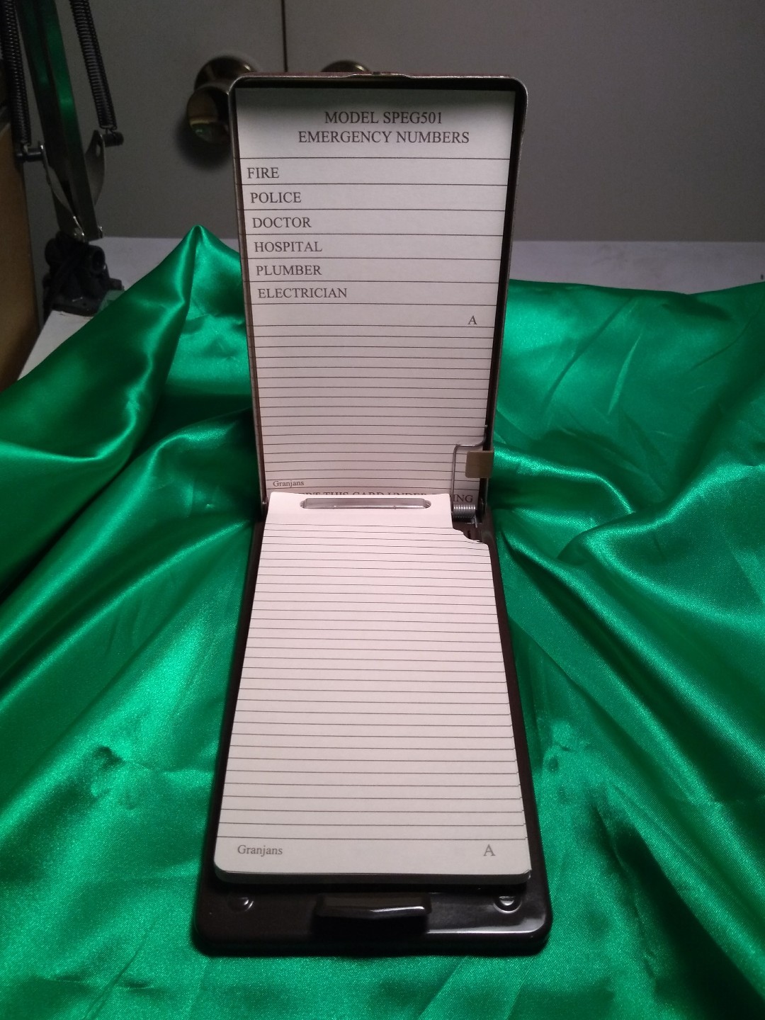 Granjans Refills for Bates Secretary, Model G, 501 E Listfinder/List Finder